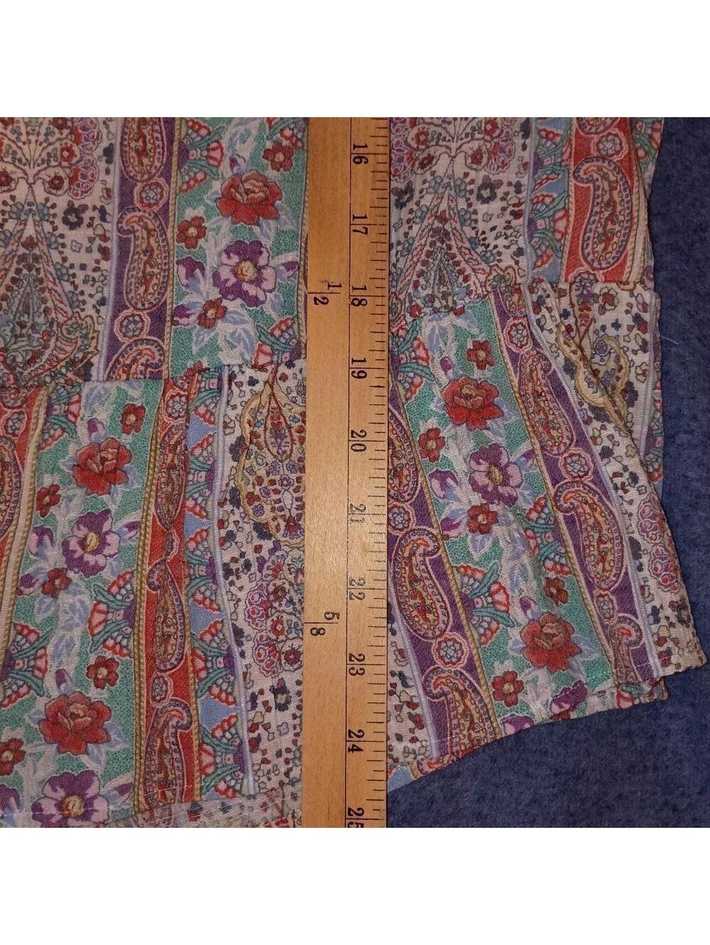 Boho Y2K Cold-Shoulder Ruffle Top - Picture 5 of 5
